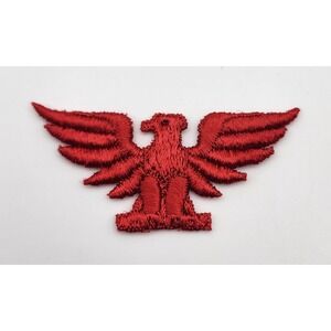 RED Spread‎ Eagle Phoenix Embroidered Sew On Applique Patch Embroidered